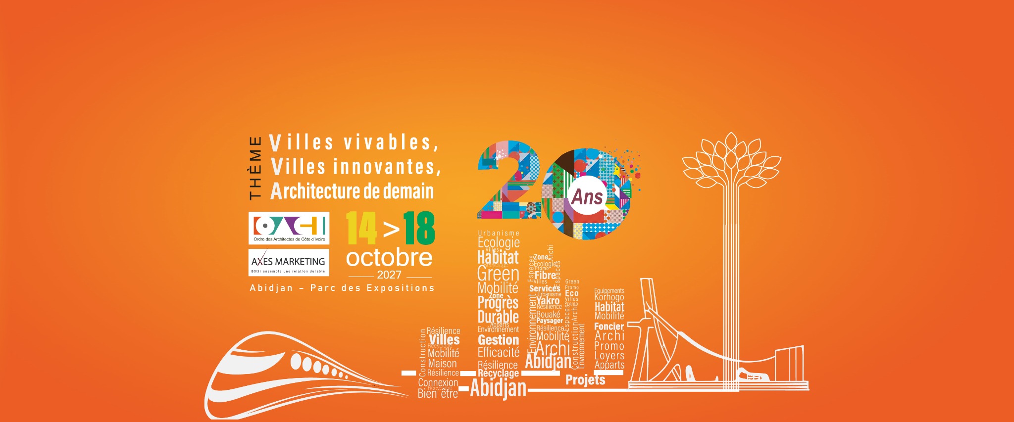 ARCHIBAT 2027 · 20 ans · 14–18 octobre 2027 · Abidjan